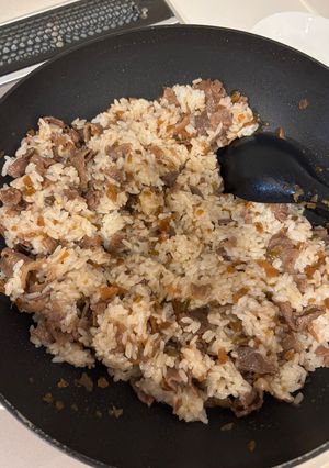 牛肉とザーサイの混ぜご飯-レシピのメイン写真