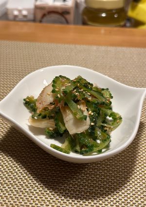 旦那がゴーヤを消費するナムル風おひたし-レシピのメイン写真