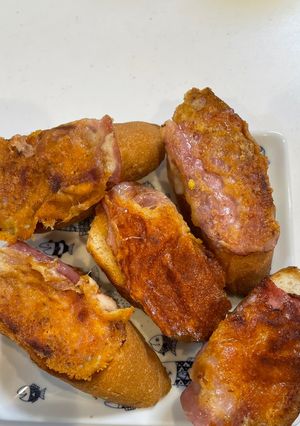 フランスパンのカリカリベーコンチーズ焼き🎵-レシピのメイン写真