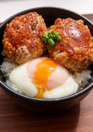 豆腐照り焼きつくね丼-レシピのメイン写真