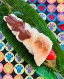 いちごの＼チョコがけ／豆乳クリームコロネ