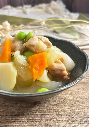 白だしとみりんだけで！あっさり鶏じゃが-レシピのメイン写真