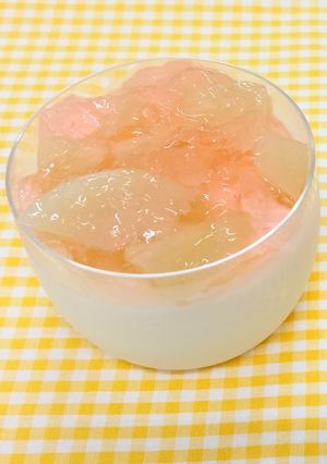桃缶とバニラアイスで『桃のパンナコッタ』-レシピのメイン写真