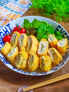 鶏むね肉で♡大葉香るチーズチキンカツ♡-レシピのメイン写真