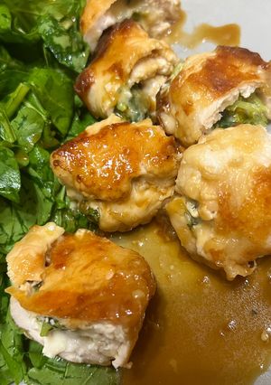 ササミのチーズと三つ葉ロール☘️-レシピのメイン写真