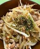 一人暮らし豚もやし冷やし中華