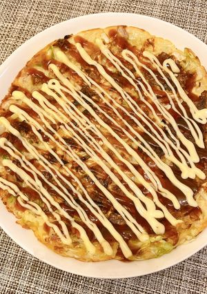 ヘルシー💓ふわとろ米粉お好み焼き-レシピのメイン写真