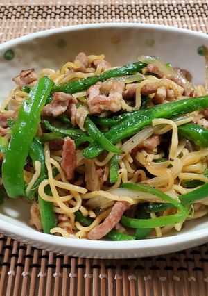 チンジャオロース風焼きそば-レシピのメイン写真
