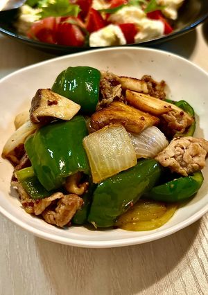 豚肉とピーマンのハニーマスタード炒め-レシピのメイン写真