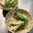 豆苗!レンコンと豆苗のたらこマヨ和え