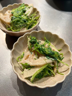 豆苗!レンコンと豆苗のたらこマヨ和え-レシピのメイン写真