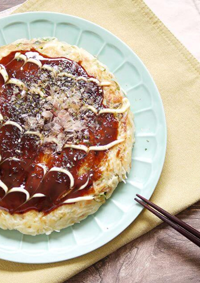 余ったそうめんを活用！お好み焼風そうめん-レシピのメイン写真