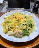 簡単！ズボラパスタ！海鮮ペペロンチーノ