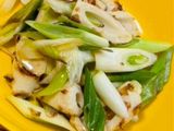 ちくわと長ネギの炒め物