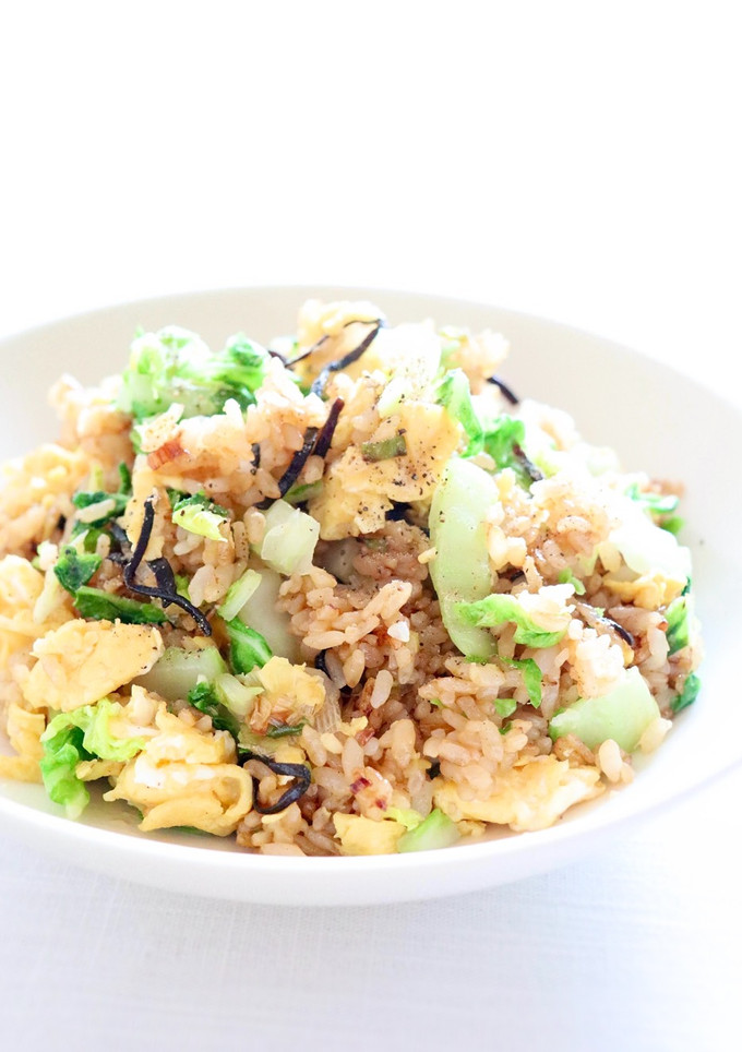 シャキっと【塩塗し白菜と卵の焼飯（炒飯）-レシピのメイン写真