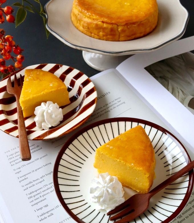 米粉のかぼちゃチーズケーキ-レシピのメイン写真
