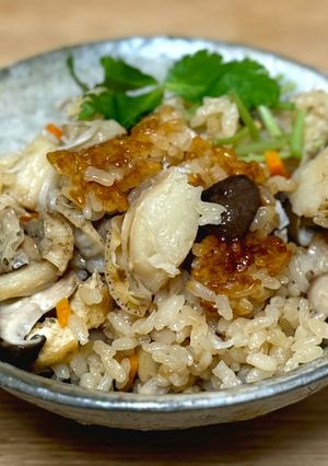 ホタテの炊き込みご飯-レシピのメイン写真