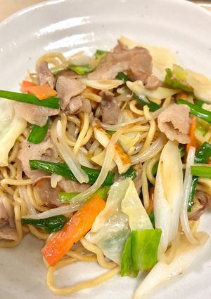 あるものでボリュームたっぷり♪塩焼きそば-レシピのメイン写真