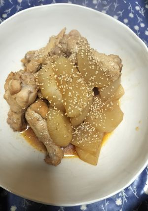 手羽元と大根のキムチの素煮-レシピのメイン写真