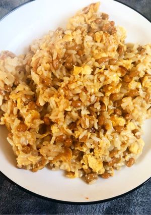 絶品！愛妻手作り納豆炒飯-レシピのメイン写真