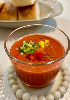 ひんやり夏野菜🍅ガスパチョ-レシピのメイン写真