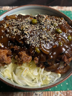デミグラスちくわかつ丼-レシピのメイン写真