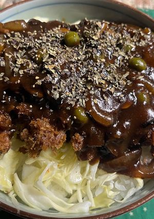 デミグラスちくわかつ丼-レシピのメイン写真