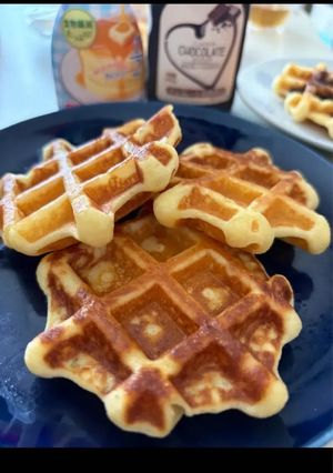 米粉豆腐ワッフル　卵アリ-レシピのメイン写真