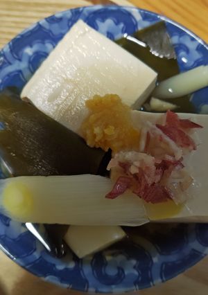 昆布だしで湯豆腐〜柚子塩ペースト添え-レシピのメイン写真