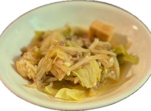 キャベツともやし厚揚げ、ひき肉の味噌炒め-レシピのメイン写真
