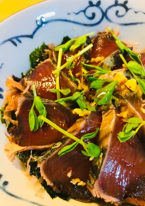 カツオのたたきとかつお節のWカツオ丼-レシピのメイン写真
