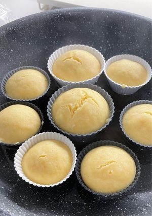 レアチーズ風ヘルシー蒸しケーキ-レシピのメイン写真