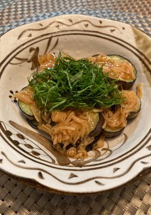 茄子のなめ茸和え　-レシピのメイン写真
