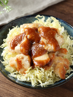 15分で完成【鶏むねごま味噌丼】タレ絶品-レシピのメイン写真