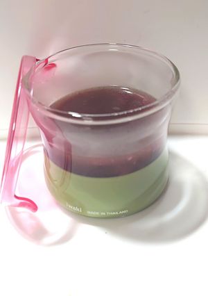 簡単！♬抹茶ミルクゼリー〜小豆餡〜♬-レシピのメイン写真