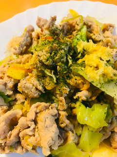 豚こまぎれ肉とキャベツの野菜炒め-レシピのメイン写真