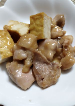 鳥肉と厚揚げの炒め物-レシピのメイン写真