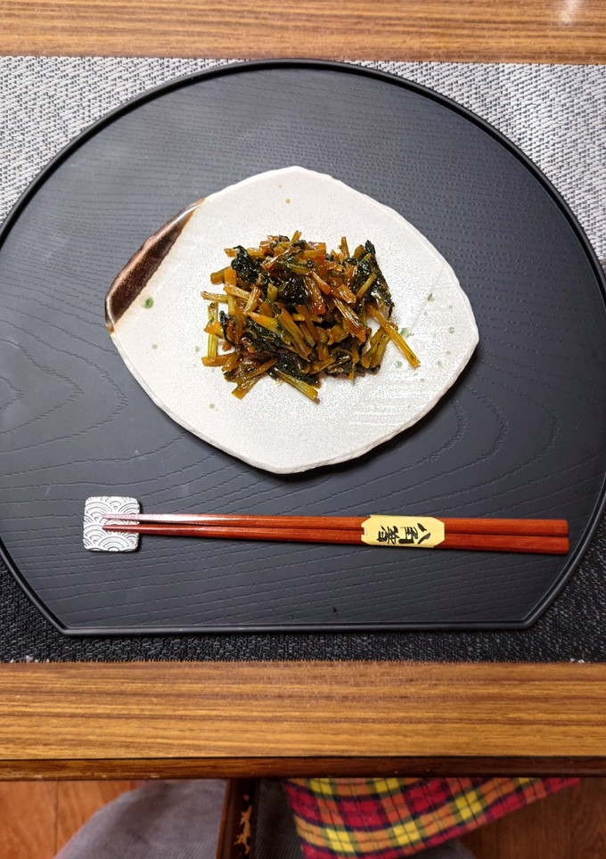 ヨウサマの減塩蕪(かぶ）の葉炒め-レシピのメイン写真