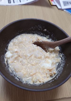 すぐできる　たまご味噌おじや　玉子おかゆ-レシピのメイン写真