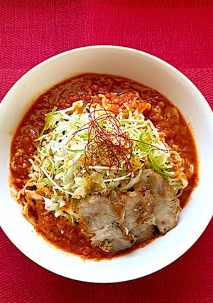 減塩してる気がしない旨み濃厚トマトまぜ麺-レシピのメイン写真