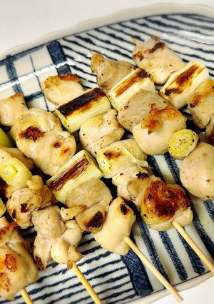 魚焼きグリルで焼き鳥（塩）-レシピのメイン写真