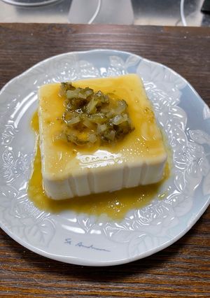 簡単！ズボラ飯！ピクルスとからしのトーフ-レシピのメイン写真