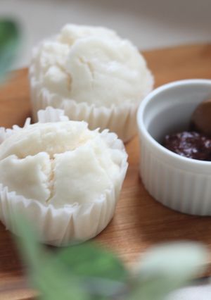 離乳期や幼児のおやつに!米粉蒸しパン-レシピのメイン写真