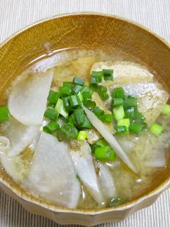 大根と牛蒡の味噌汁-レシピのメイン写真