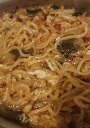 業スーインスタント食材で玉子あんかけ麺-レシピのメイン写真
