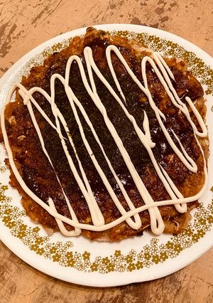 菊芋パウダー入りプラントベースお好み焼き-レシピのメイン写真