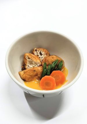 がんもどきの含め煮　ミカン風味-レシピのメイン写真