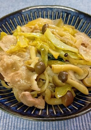 豚バラ野菜のフライパン蒸し-レシピのメイン写真