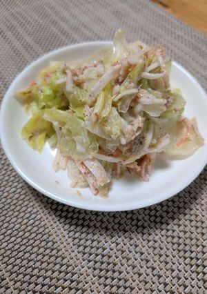 レタスとカニカマのサラダ-レシピのメイン写真