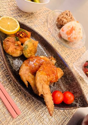 めちゃ旨ピリ辛甘タレの手羽先竜田揚げ-レシピのメイン写真